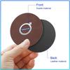 Car Leather Water Coaster Non-Slip Mat Car Bottle Holder Insert Pad For Volvo XC60 XC90 S60 S80 S40 V40 V60 V70 V50 XC70