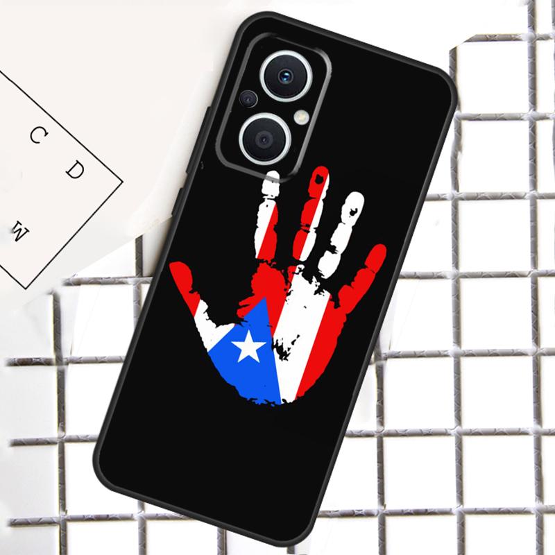 Puerto Rico Flag Phone Case For OPPO Reno 8T 7 8 Lite 14F 14 13 12 11 F 10 Pro OPPO Find X8 X6 X5 X9 Pro Cover