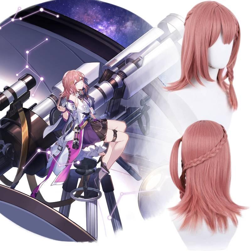 Honkai Star Rail Asta Cosplay Wig In Special Pink Color