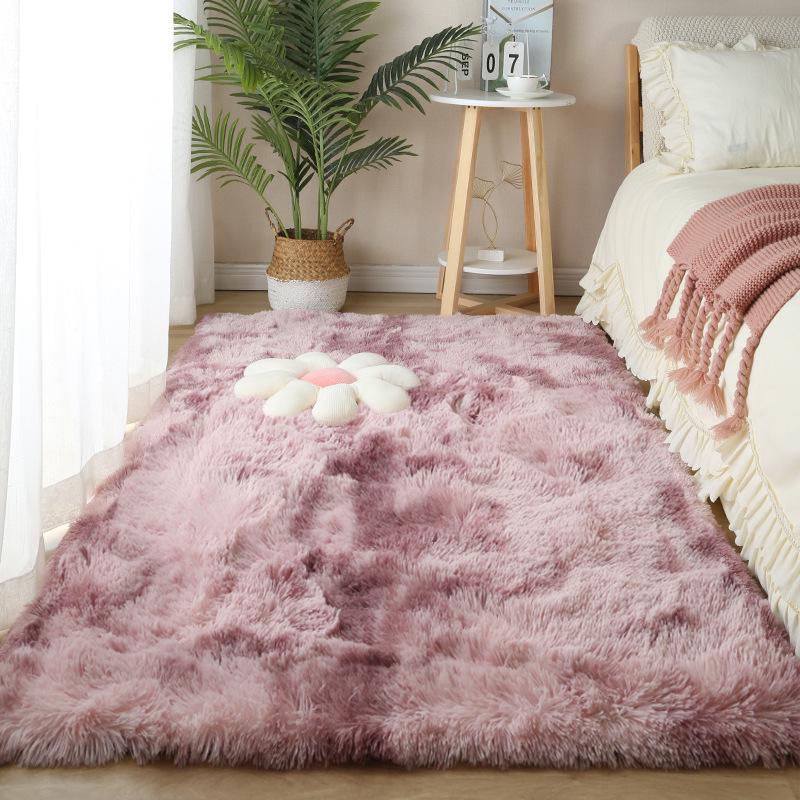 Plush Long Hair Bedside & Living Room Carpet