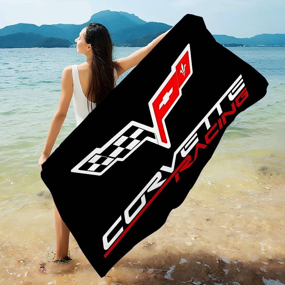 Jmg Household Supplies 1Pc C-Corvettes Microfiber Beach Towel Absorbent Quick Dry Soft Yoga Swimming Resort Mountain Climbing Towel