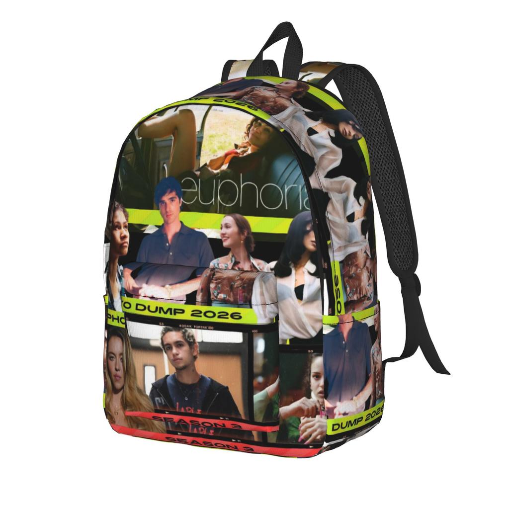 Euphorias Season 3  Cool Rucksack Durable High School Professional  Everyday Backpack for Men Women Laptop Cloth Bags