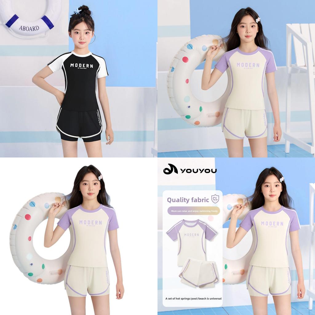 Childrens Quickdry Swimsuit With Removable Padding For Training And Water Sports