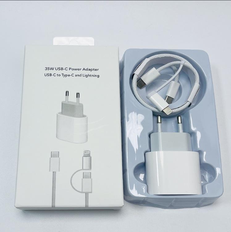 Caricabatterie PD da 20W/35W Compatibile con Apple 15 per iPad e iPhone con Cavo