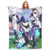 Oliver Aiku Blankets Manga Anime Blue Lock Flannel Awesome Warm Throw Blankets for Bedding Lounge Decoration