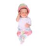 Lebensechte Babypuppe 12 Zoll Weiches Silikon Neugeborenes Säuglingspuppe mit Kleidung Babyflasche Kinder