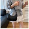 French Style Faux Leather Shoulder Bag for Women with Bow Knot Decoration Tote Handbag