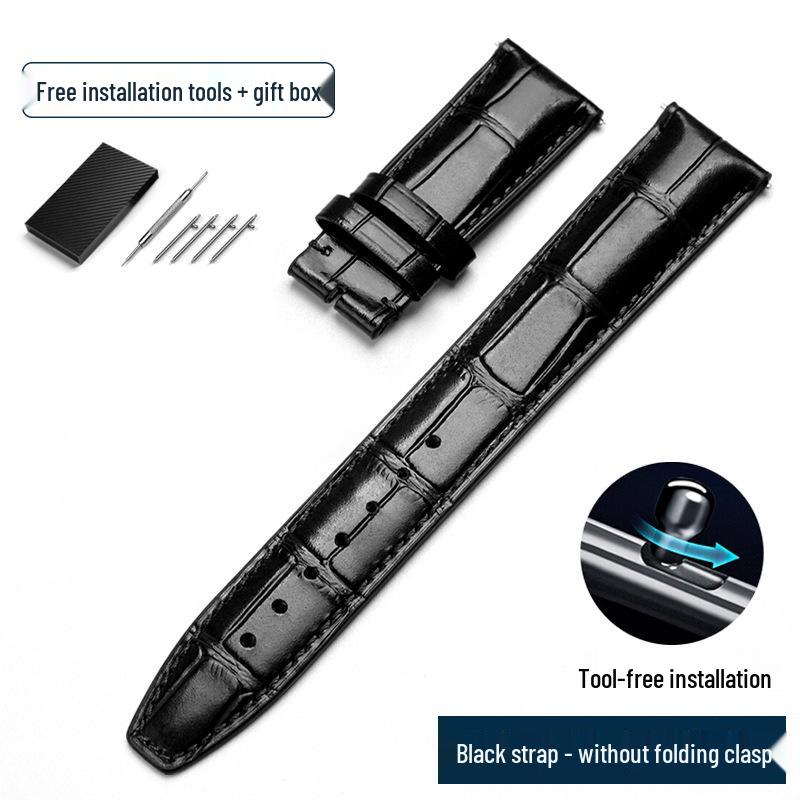 Ремешок для часов из натуральной кожи для различных серий - Дизайн Platinum Pilot Wave Width 20mm