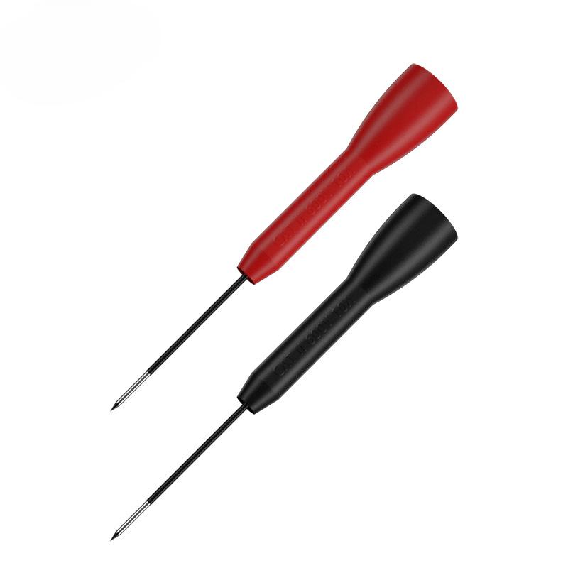 Test Leads Pin Flexible Test Probe Tips 0.7mm Connector Multimeter Needle 4.32mm Banana Socket for Car Tester Red/Black