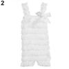 Girls' Lovely Cutie Bowknot Lace Ruffle Petti Toddler Baby Sling Romper Jumpsuit
