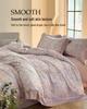 New 60s Lyocell Cool Feel Digital Print 4-Piece Bedding Set: Duvet Cover & Bed Sheet for 1.8m Bed