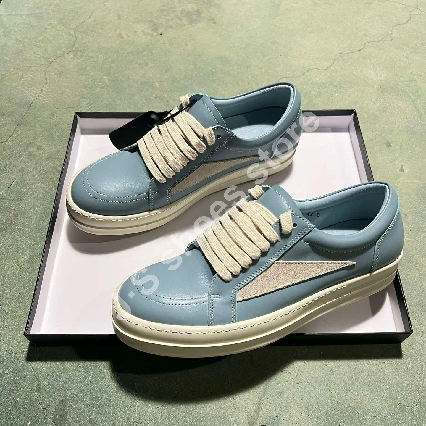 

R-o Design White Suede Blue Leather Low Top Shoe Geobasket High Quality Men Sneaker Women Casual Shoes Retro Lace Up Sneakers 34