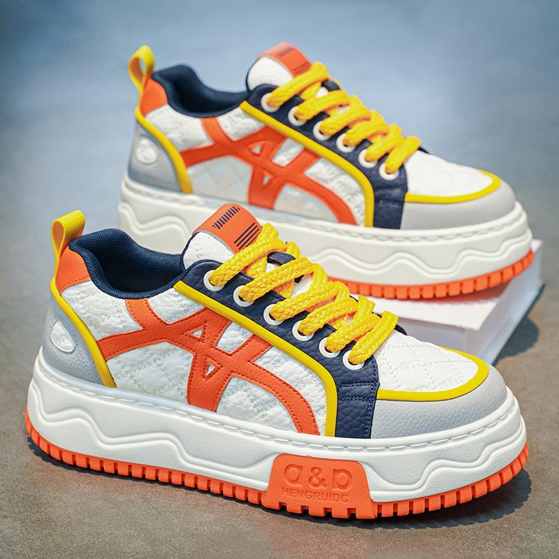 Zapatillas Deportivas Casuales para Hombre Cuatro Estaciones Moda Skateboarding Estudiantes Cómodas Zapatos Transpirables Suela Suave Tendencia Niños