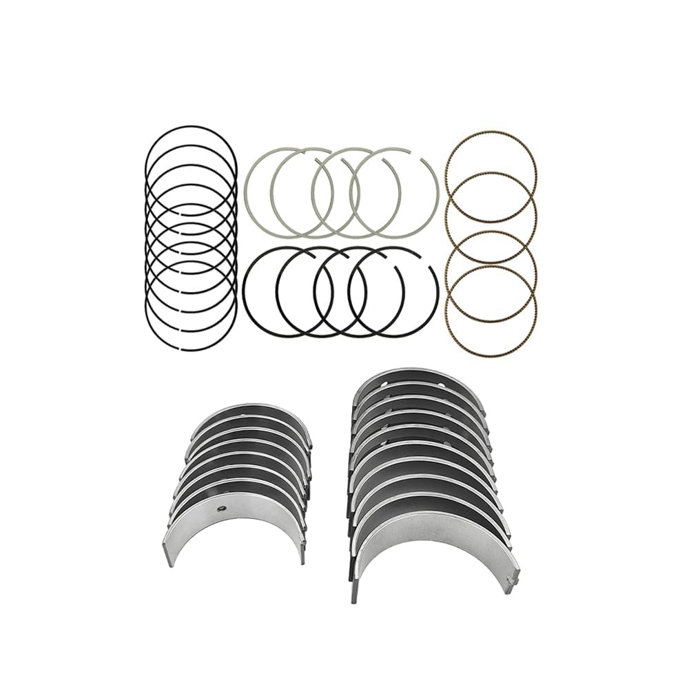 STD Piston Rings & Main Rod Bearings Set Compatible with Toyota Camry Matrix Corolla RAV4 Scion TC XB 2.4 L 2007-2010, 13011-0H031 13011-2816