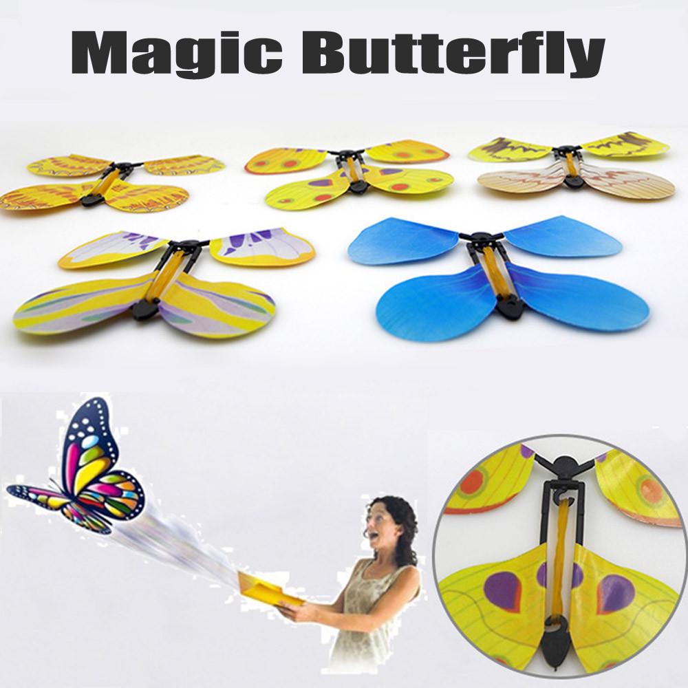 Fliegender Schmetterling Verwandlung in einen fliegenden Schmetterling Trick Requisit Spielzeug