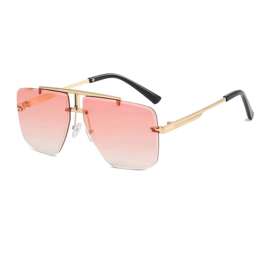 New Frameless Gradient Sunglasses Women Fashion Lightweight Sun glasses UV400