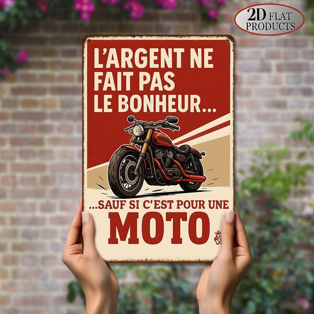 Vintage Retro Motorcycle Tin Sign Metal Wall Art Decor for Home Garage Man Cave Bar Cafe 20x30cm