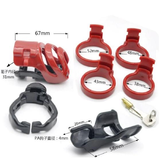 Bdsm Sex Toys for Men Sexy Product Natural Resin 3D Male PA-hook Chastity Cage Men Chastity Lock Device Penis Sleeve