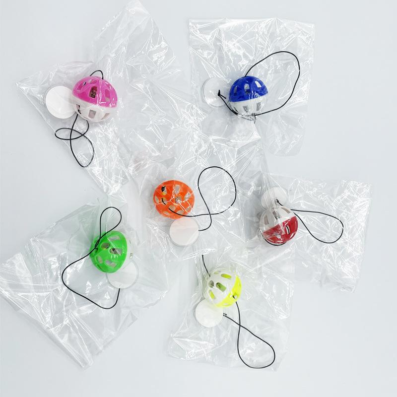 1ks Funny Parrot Toys Dutý míč se zvonkem pro andulku Korela Pták Zvukové žvýkací hračky Hračky Pták Příslušenství Náhodná barva