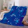 1 Stück Stitch-Druckdecke - Weiche Ganzjahresdecke für Wohnzimmer, Schlafzimmer, Personalisierbares Geschenk mit entzückendem Cartoon-Design