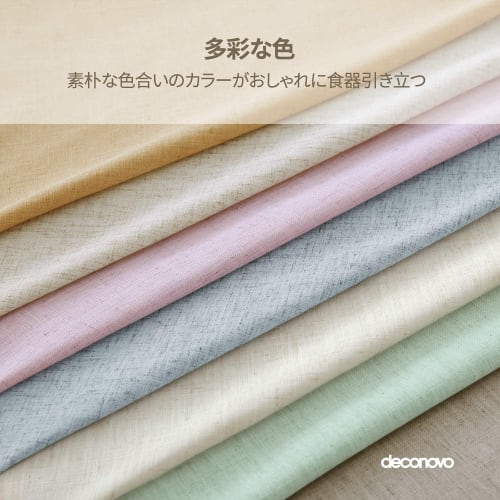 Deconovo Tablecloth, 140x180cm, Rectangular, Water-Repellent, Stain-Resistant, Heat-Resistant, with Tassels, Nordic Style, Heavyweight, Easy to Clean,