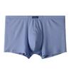 Pure Cotton Men's Underwear Plus Size Mid Waist Breathable and Loose Solid Color Flat Corner Shorts