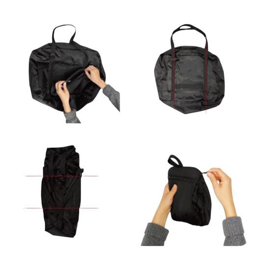 LeCAF Foldable Boston Bag / Shoulder & Crossbody Travel Bag