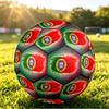 Portugalia Fotbal Imprimat Mărimea 5 Mingi de Fotbal Rezistente la Uzură Standard Fotbal de Antrenament pentru Adulți Cadou pentru Fani pentru Meciuri Sportive Indoor Outdoor
