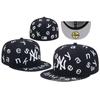 Nová baseballová čepice Vyšívaná týmová čepice Americká liga Basketbalová čepice Korejská Chao Hip Hop Kreslená s plochým okrajem