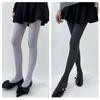 Women Twist Striped Pattern Opaque Tights Winter Fall Hosiery Elastic Jacquard Solid Color Pantyhose Stockings Leggings