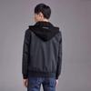 Men's Urban Casual Two-Way Jacket with Detachable Hood