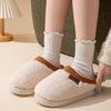 Baumwollpantoffeln Damen Winter neue Paar Indoor Zuhause rutschfest warm Plüsch Mop Baumwollschuhe Herren Winter