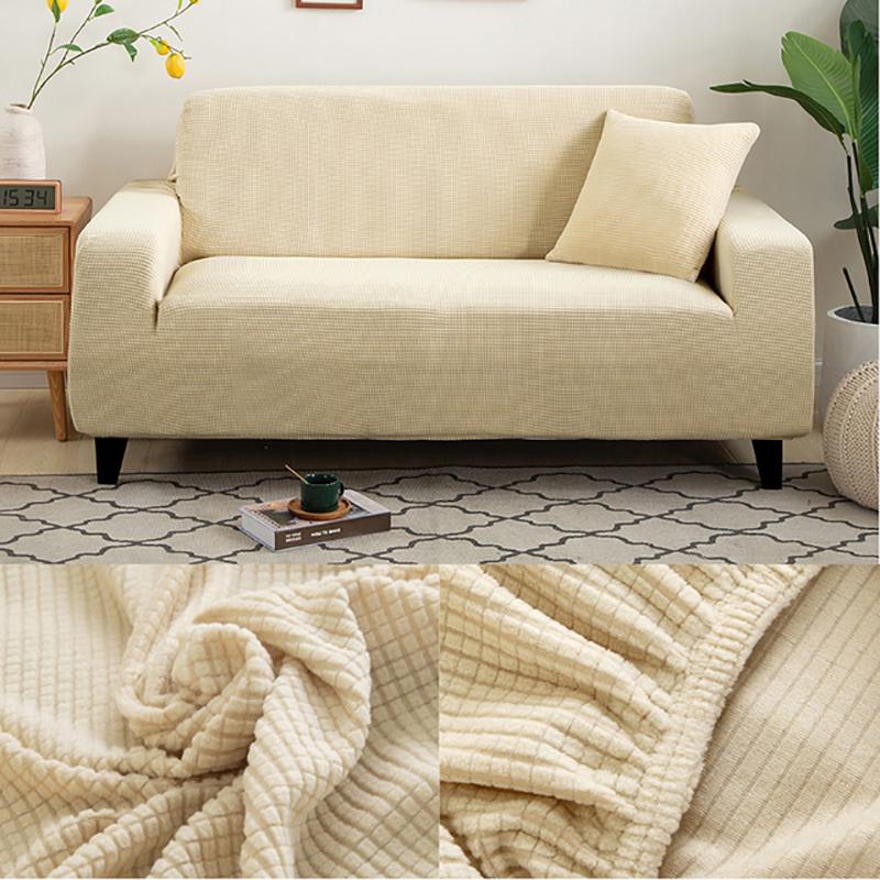 Elastic Sofa Covers For Living Room Fabric Slipcovers Protector Home Decor 1/2/3/4/5 Seater L-Shaped Seater Stretch Fabric