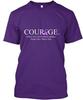 Epilepsy Awareness Courage Purple Day T-Shirt Made In the USA Size S To 5XL