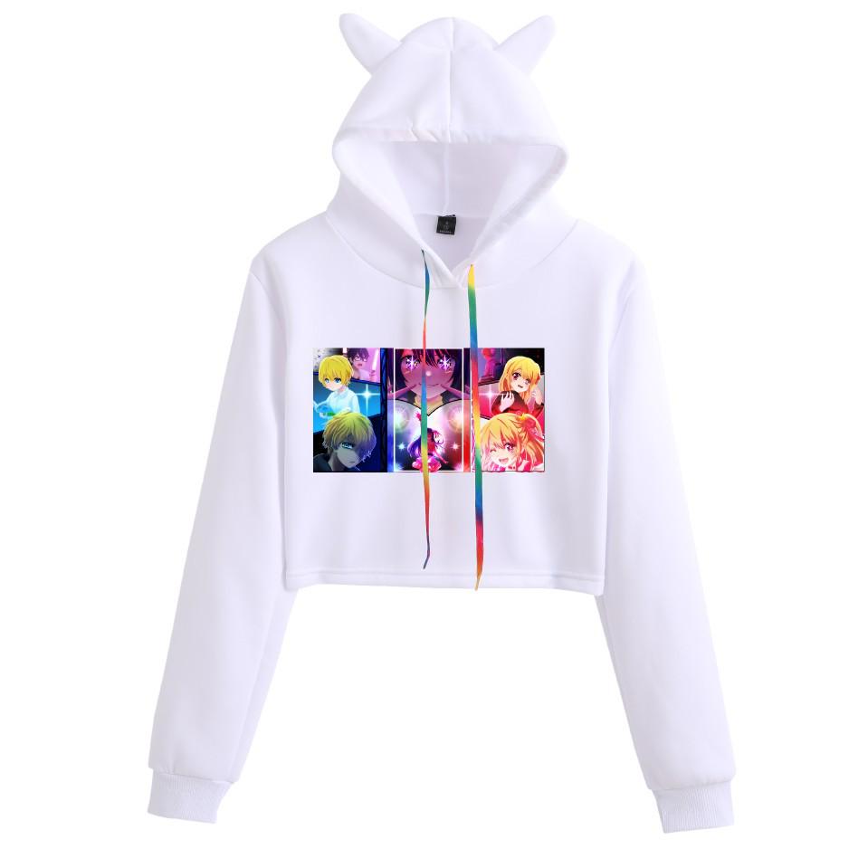 2023 Oshi No Ko Starry Child Cat Ear Anime Hoodie