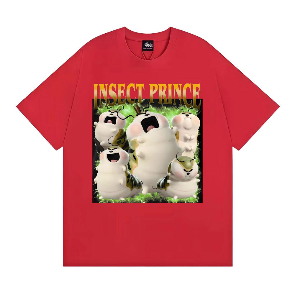 

Insect Prince Funny Vintage 90s Style Tshirts Unisex WOMEN Fashion Gothic Oversized T Shirt Cotton Short Sleeve Tshirt Streetwear S