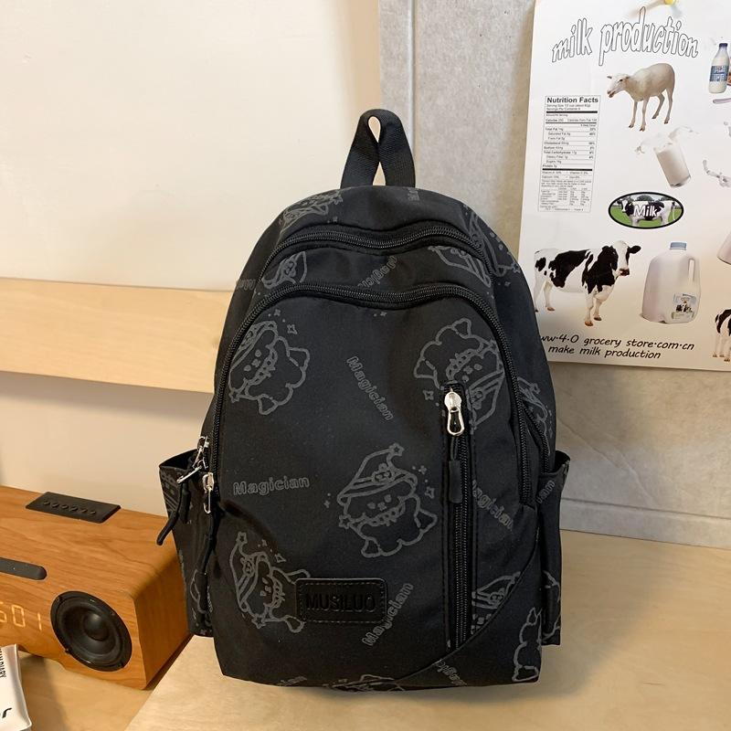 Студенческий школьный рюкзак с мультяшным принтом для девочек — фото 21