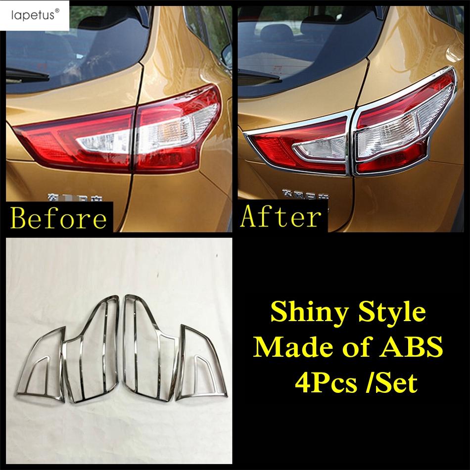 Front Rear Tail Head Headlight Light Fog Lamp Eyebrow Eyelid Cover Trim Accessories Exterior For Nissan Qashqai J11 2014 - 2016