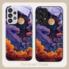 Sun Moon First Photo For Samsung Galaxy S24 Plus S20 21 FE S23 Ultra S8 9 A70 72 73 50 51 52 53 Tempered Glass Phone Case