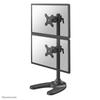Desk Mount for 2 Flat Screens NEWSTAR FPMA-D700DDV - Tiltable, Swiveling and Rotatable - Black