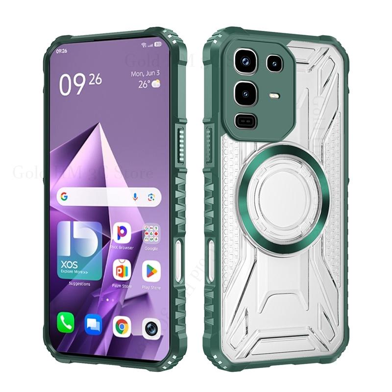 For Magsafe Magnetic Heavy Duty Protection Case For Infinix Note 50 40 Pro Plus Armor Shockproof Hybrid Cover Hot 50 Pro Plus 4G