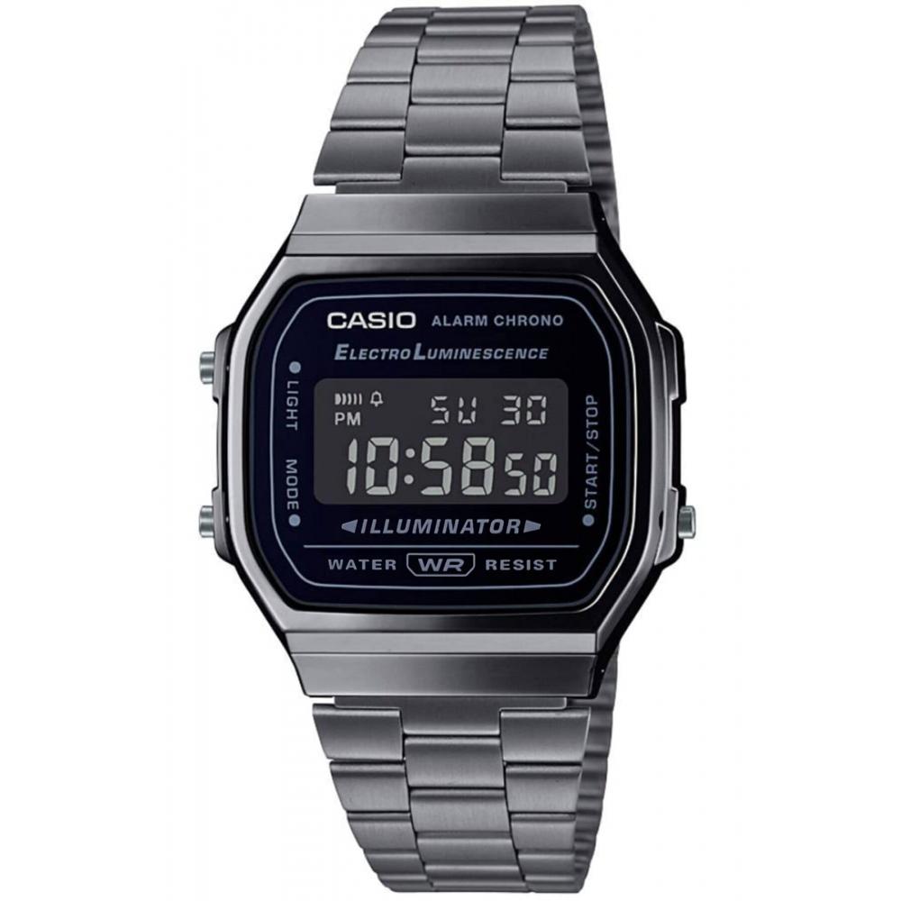 

CaSio A168wgg 1b [] [CaSio] Цифровые наручные часы Стандартные мужские женские детские серые металлические