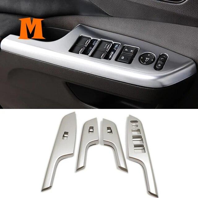 For Honda CRV CR-V Car Gear Shift Knob Lever Shifting Frame Panel Sticker Cover Accessories Trim ABS 2012 2013 2014 2015 2016