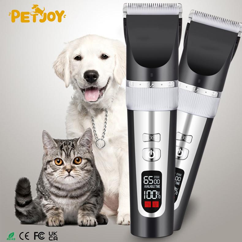 USB Charging Cat & Dog Hair Clipper Low Noise Pet Grooming Products Safe & Automatic Pet Trimmers Cordless Clippers