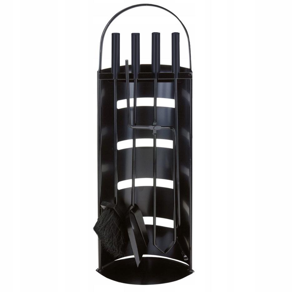 5-in-1 fireplace set, fireplace accessories, shovel, poker, brush, stand