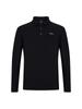 WIDEANGLE To Tour Fit Long Sleeve Polo Shirt M_Black