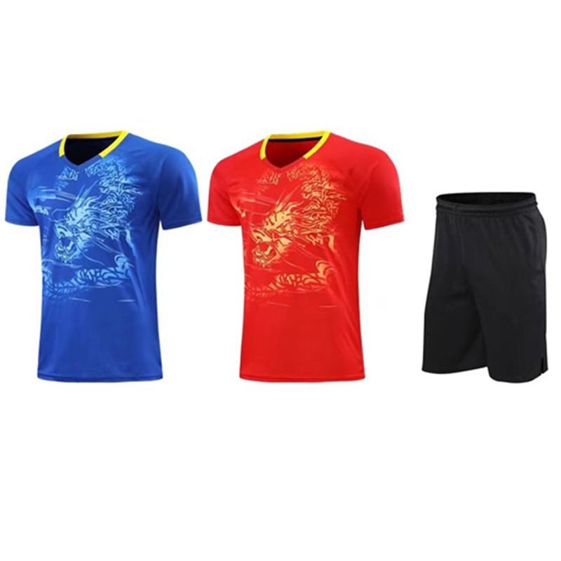 Sports Training Jerseys Men Women Kids Badminton Ping Pong Team Uniforms Breathable Blend