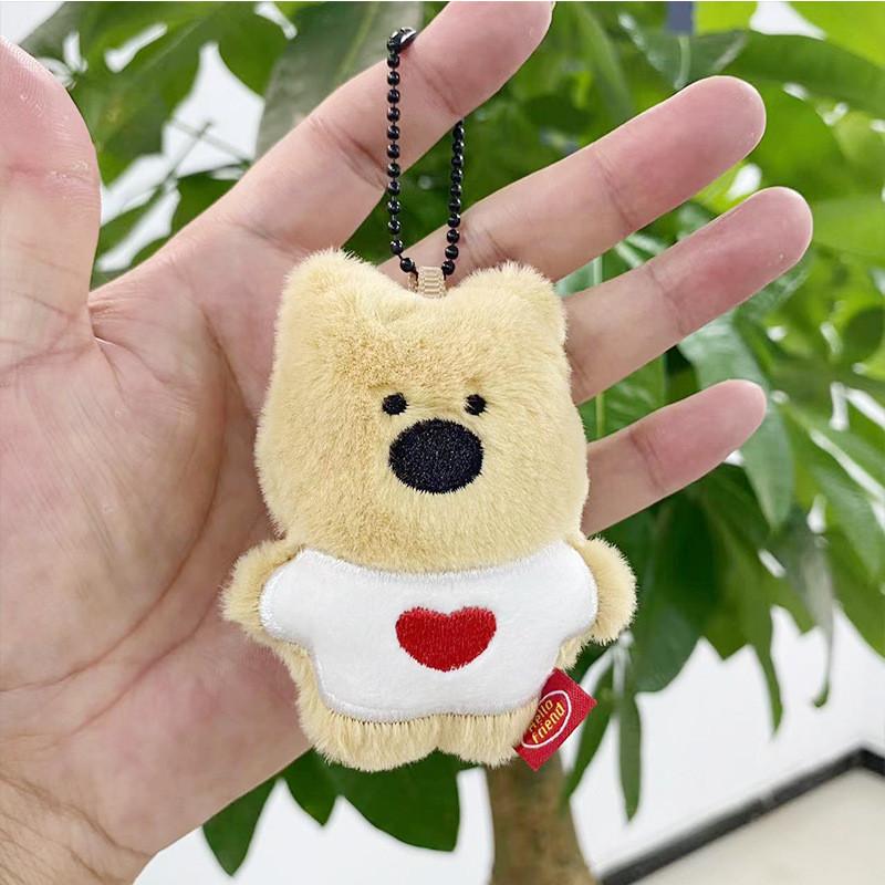 Cute Highland West White Terrier Plush Doll Gift Keychain For Friends And Lovers