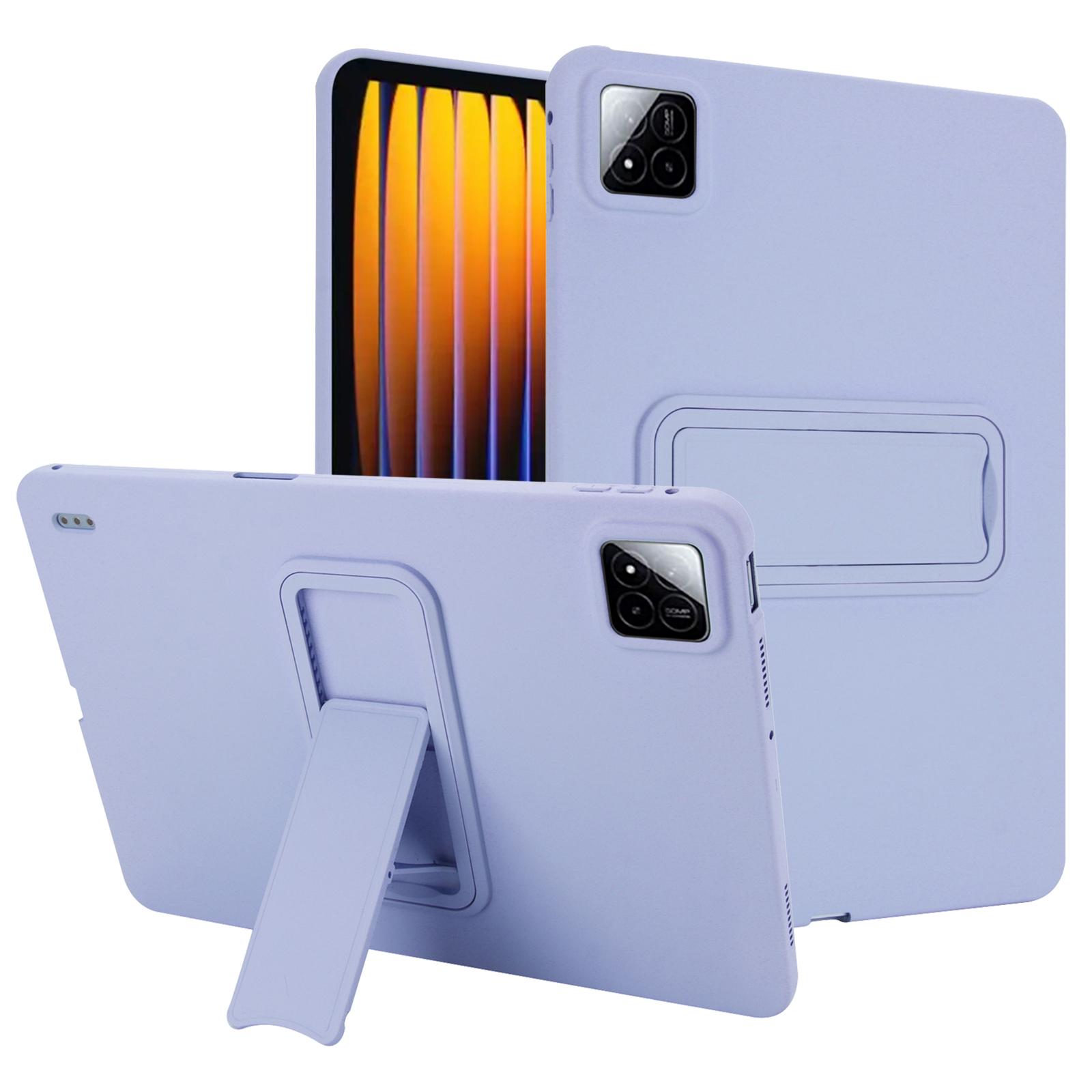 

Для Xiaomi Pad 7 Pro/Pad 7 Чехол ТПУ+ПК Приятный на ощупь Подставка Чехол для планшета Light Purple