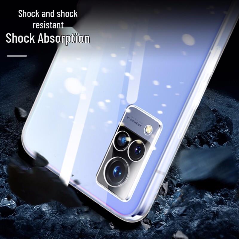 KMaxAI Clear TPU Full-Protection Phone Case for Vivo S Series